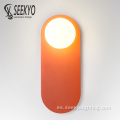 Llamativa luz de pared minimalista de naranja G9 G9